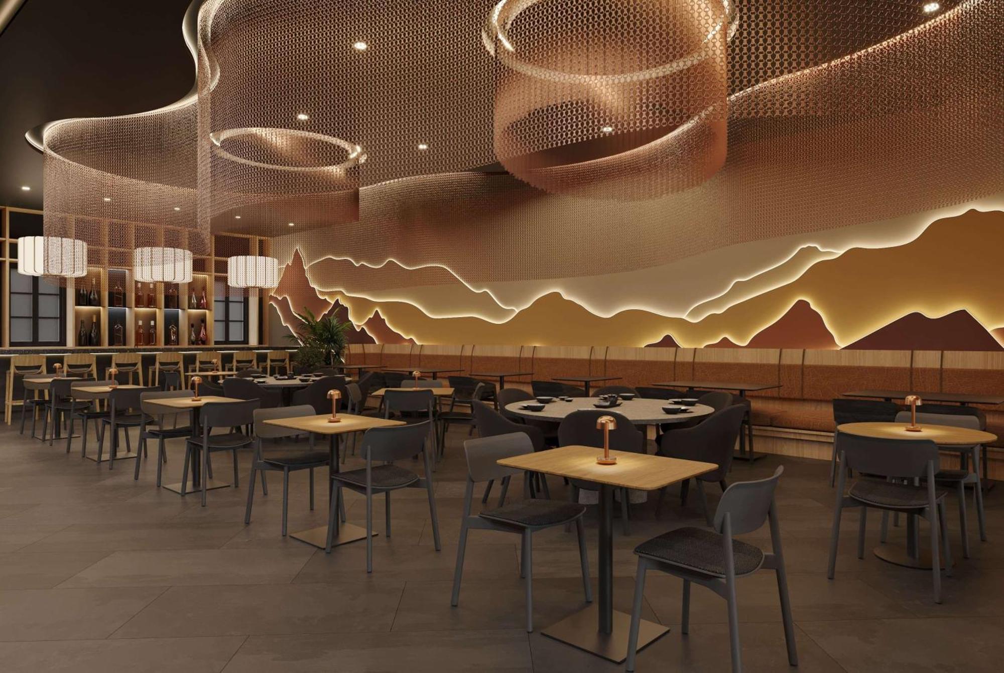 فندق دريمز بونتا كانا المظهر الخارجي الصورة Interior of the restaurant
